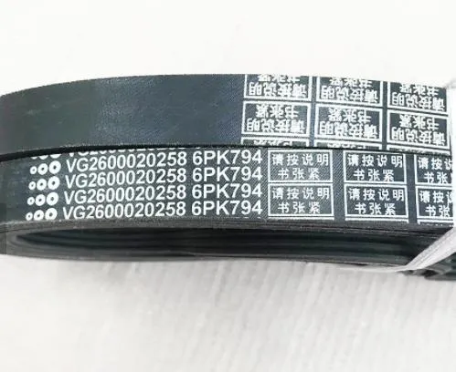Sinotruk HOWO Truck Parts Alternator Belt Vg2600020258 6pk794 