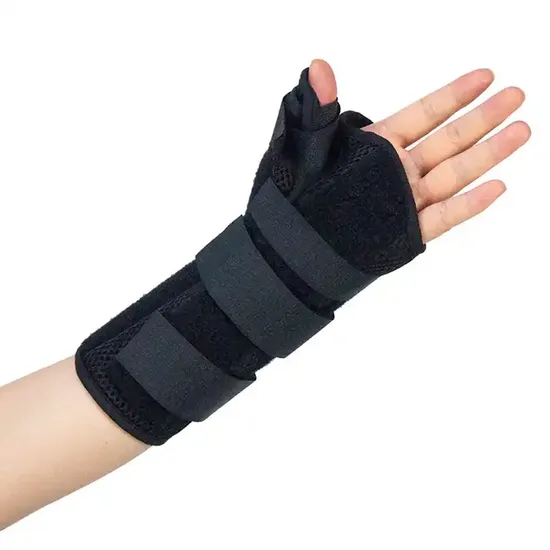Adjustable Gymnast Carpal Tunnel Protector Rubber Wrist Thumb Support 